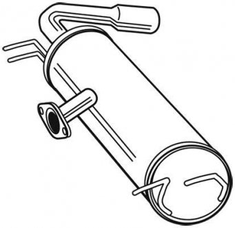 Глушник вихлопних газів (кінцевий) WALKER 22963