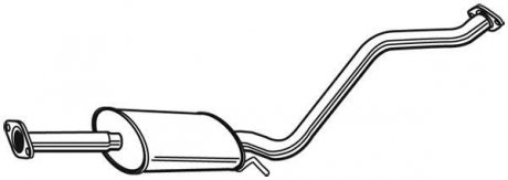 Центр. глушник,випускна сист. WALKER 23045