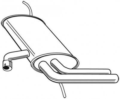 Глушник вихлопних газів (кінцевий) WALKER 23259