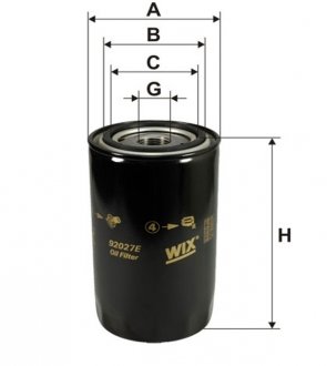 Фільтр масляний WIX FILTERS 92027E (фото 1)