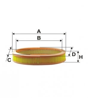 Фильтр воздушный (AE 277) WIX FILTERS WA6005