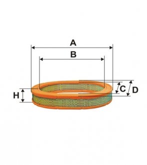 Фильтр воздушный (AE 295) WIX FILTERS WA6008