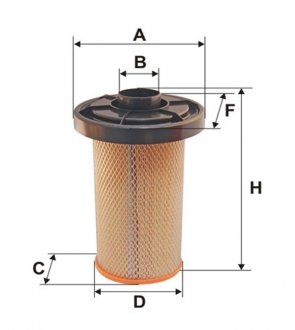 Фильтр воздушный (AK 280) WIX FILTERS WA6036