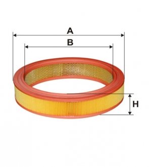 Фильтр воздушный (AR 306) WIX FILTERS WA6481