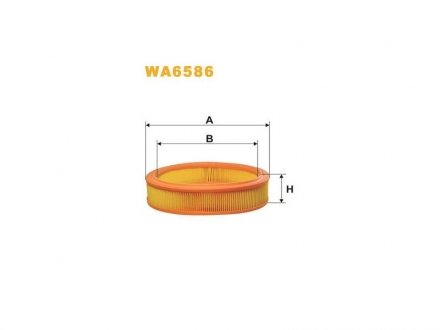 Фильтр воздуха WIX FILTERS WA6586