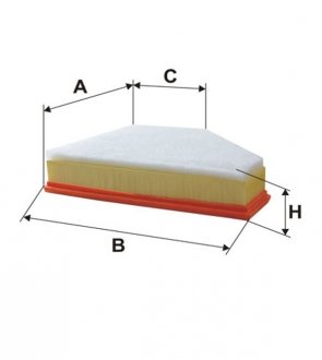 Фильтр воздушный BMW Serie 1 (E81/E82/E87/E88), Serie 3 (E90/E91/E92 WIX WIX FILTERS WA9601