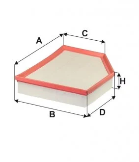 Фото фільтр повітря WIX FILTERS WA9864 Фільтр повітря WIX FILTERS WA9864
