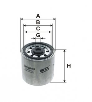 Фильтр топливный (PP 841) WIX FILTERS WF8048