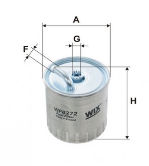 Фильтр топливный (PP 841/4) WIX FILTERS WF8272