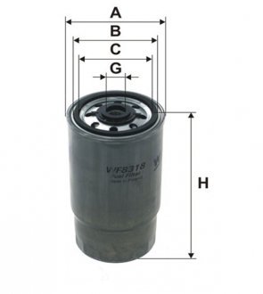 Фільтр палива WIX FILTERS WF8318