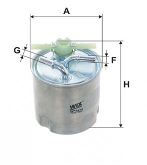 Фильтр топливный (PP 857/2) WIX FILTERS WF8478