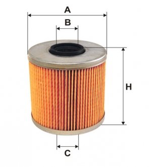 Фильтр масляный (OM 523) WIX FILTERS WL7042