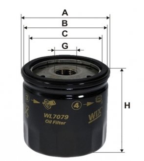 Фильтр масляный (OP 534) WIX FILTERS WL7079