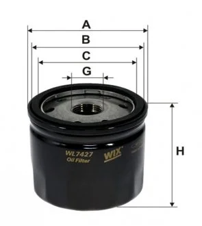 Фото фільтр масла WIX FILTERS WL7427 Фільтр масла WIX FILTERS WL7427