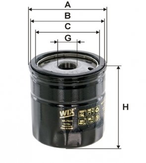 Фільтр масляний WIX FILTERS WL7525 (фото 1)