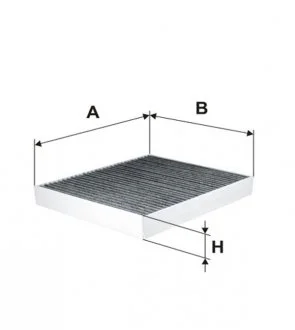 Фото фильтр салона угольный WIX FILTERS WP2107 Фильтр салона угольный WIX FILTERS WP2107