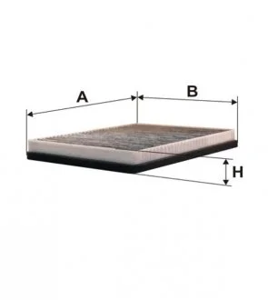 Фото фильтр салона (K 1075A-2x) WIX FILTERS WP6955 Фильтр салона (K 1075A-2x) WIX FILTERS WP6955