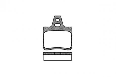 Фото 1 - гальмівні колодки WOKING P002310 Гальмівні колодки WOKING P002310 (фото 1)