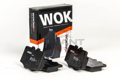 Гальмівні колодки зад. Toyota Land Cruiser 84- WOKING P0323.00