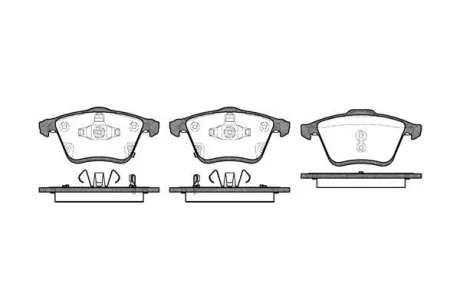 Колодки гальмівні WOKING P10823.02