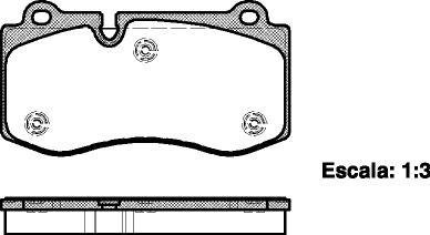 Колодки тормозные дисковые передние Mercedes-benz Cls (c219) 3.5 04-11,Mercedes- WOKING P1302300