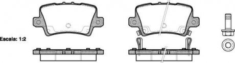 Колодки тормозные дисковые задние Honda Civic ix 1.4 12-,Honda Civic ix 1.8 12- WOKING P1306302