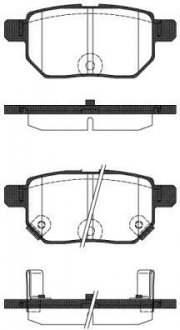 Колодки тормозные дисковые задние Lexus Ct (zwa10_) 1.8 10-,Toyota Auris 1.8 06- WOKING P1386322