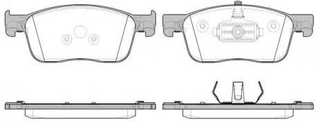 Тормозные колодки WOKING P1619300