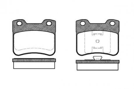 Тормозные колодки WOKING P347310