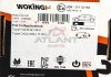 Гальмівні колодки перед. Toyota Yaris/Prius 99-05 (akebono) WOKING P6403.02 (фото 6)