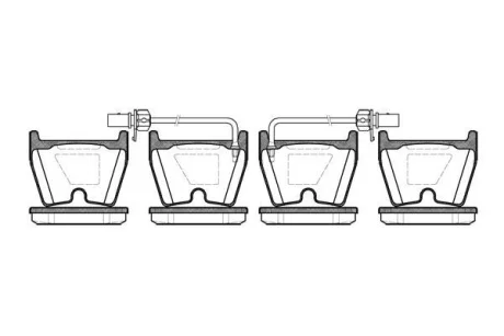 Колодки гальмівні WOKING P9963.02