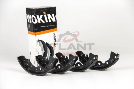 Колодки тормозные барабанные задние Nissan Almera classic 1.6 06- (Z4144.00) WOK WOKING Z414400