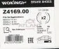Фото 5 - колодки гальмівні барабанні WOKING Z416900 Колодки гальмівні барабанні WOKING Z416900 (фото 5)