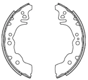 Колодки гальмівні WOKING Z4230.00