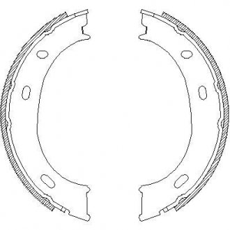 Колодки тормозные барабанные MB Sprinter I, VW LT28-46 II / задн WOKI WOKING Z4710.01