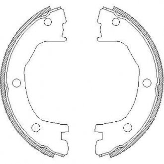 Колодки гальмівні барабанні WOKING Z471200