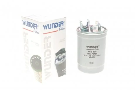 Фото фільтр паливний WUNDER WB 108 Фільтр паливний WUNDER WB 108