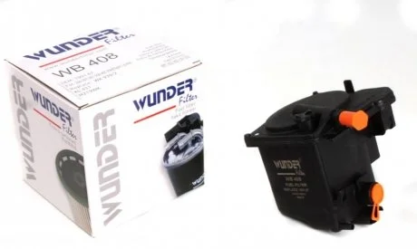 Фото фільтр паливний WUNDER WB 408 Фільтр паливний WUNDER WB 408