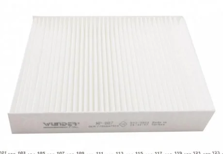Фото фільтр салону WUNDER WP807 Фільтр салону WUNDER WP807
