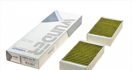 Фото фільтр салону WUNDER WPK 227 Фільтр салону WUNDER WPK 227