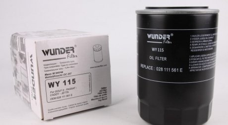 Фільтр масляний WUNDER WY 115