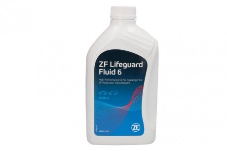 Масло в АКПП, Lifeguard Fluid 6 1L ZF S671090255