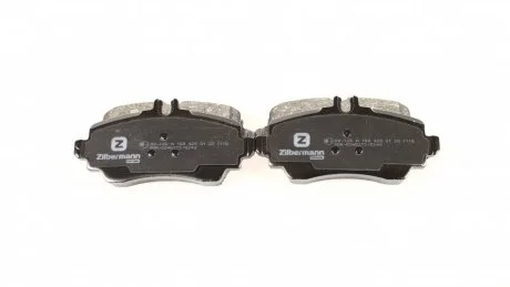 Фото колодки гальмівні дискові передні, комплект Zilbermann 08126 Колодки гальмівні дискові передні, комплект Zilbermann 08126
