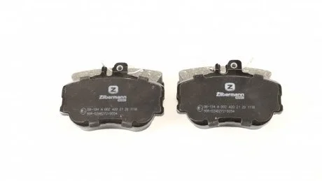 Колодки тормозные дисковые передние, комплект Zilbermann 08134