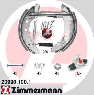 Гальмівні колодки (набір) ZIMMERMANN 209901001