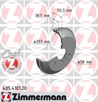 Тормозной барабан ZIMMERMANN 405410120