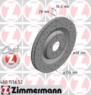 Гальмiвнi диски Sport ZIMMERMANN 460155652