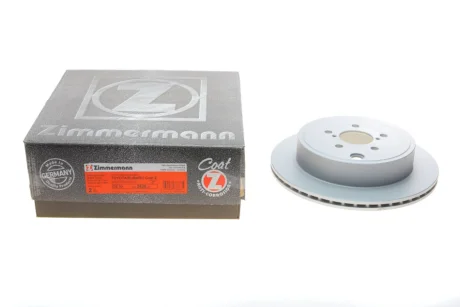 Диск гальмівний SUBARU BRZ 2,0 12- TYŁ Тормозной диск ZIMMERMANN 590282620