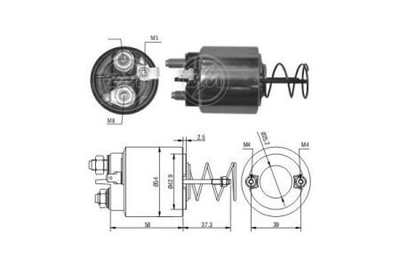 Втягуюче реле ZM ZM1492