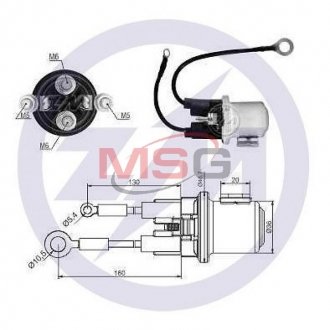 Реле стартера дополнительное ZM ZM2408